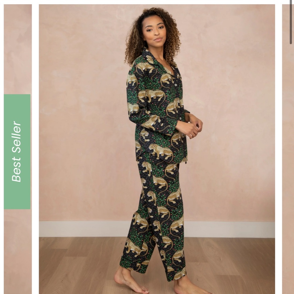 Print Fresh Designer Bagheera Tiger Pajamas Pants Cotton Woman's S
